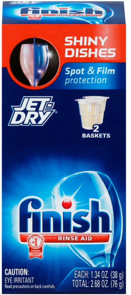 FINISH® Jet-Dry® Rinse Aid Basket - Lemon Scented